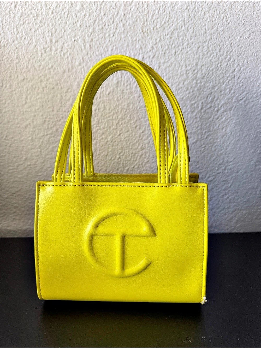 Telfar Small Shopping Bag in Yellow